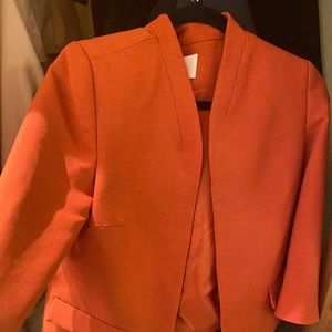 Orange blazer jacket for suits